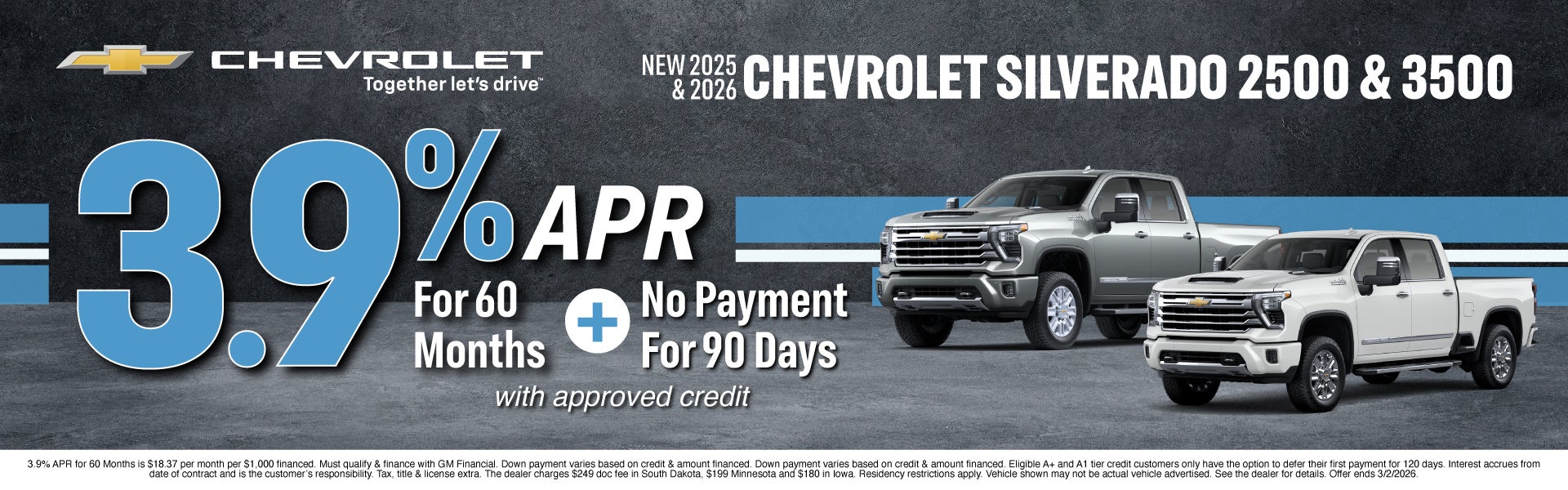 NEW CHEVY OFFERS