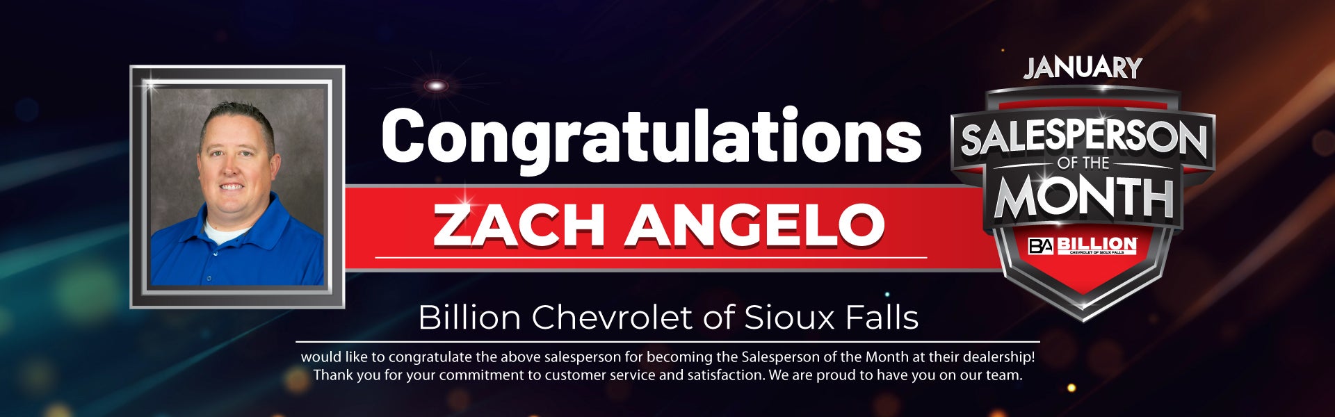 SALESPERSON OF THE MONTH