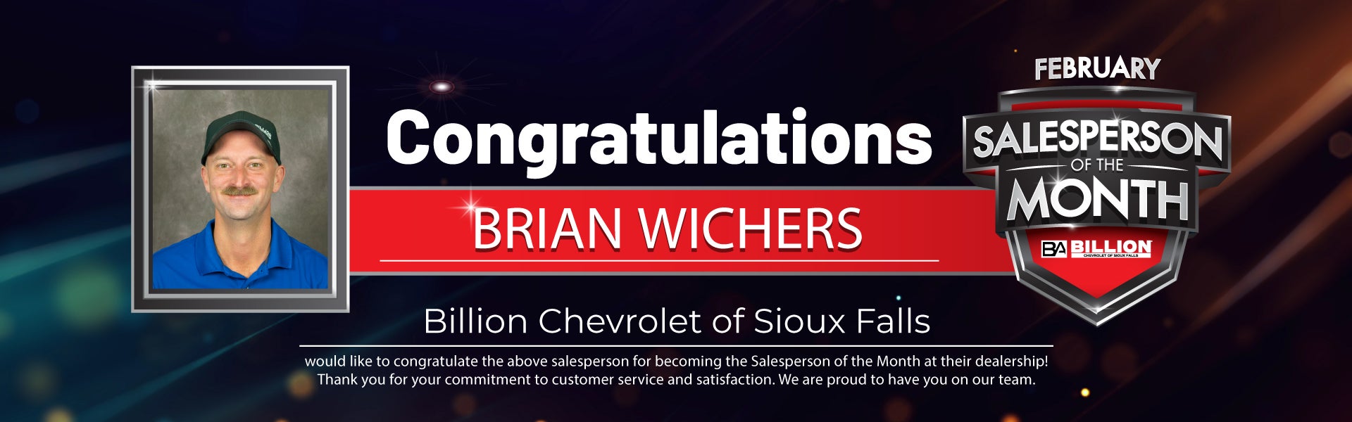 SALESPERSON OF THE MONTH