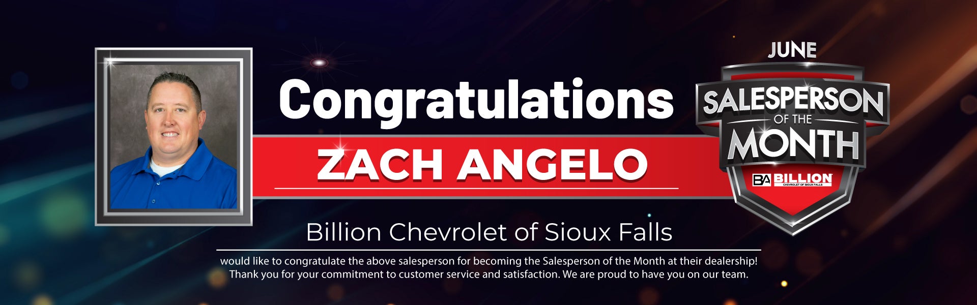 SALESPERSON OF THE MONTH