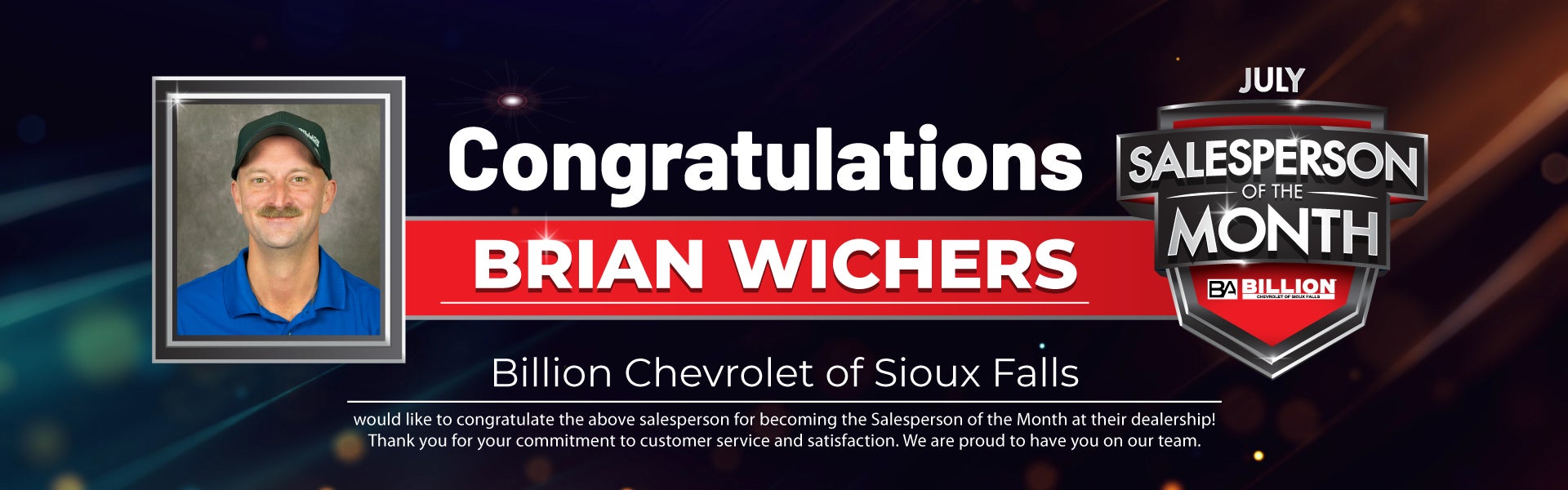 SALESPERSON OF THE MONTH